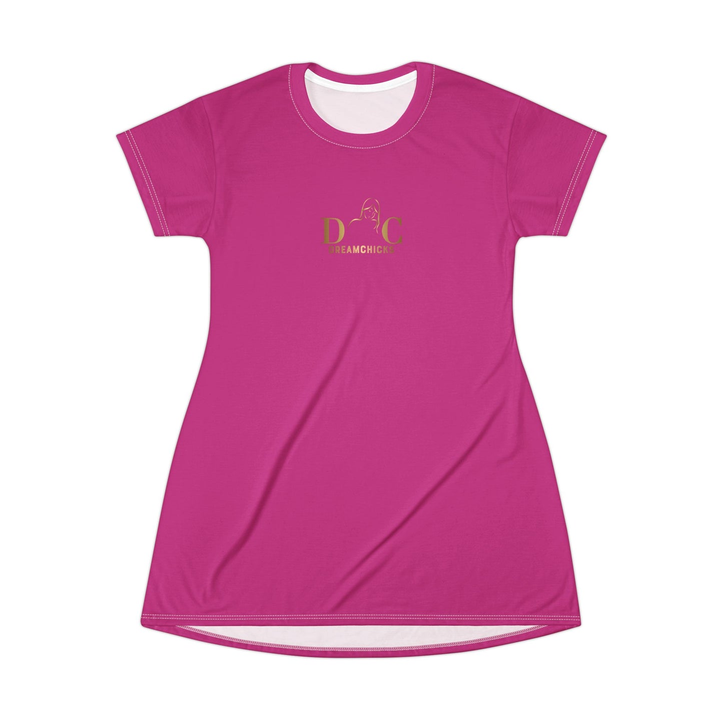 T-Shirt Dress DreamChicks pink-gold