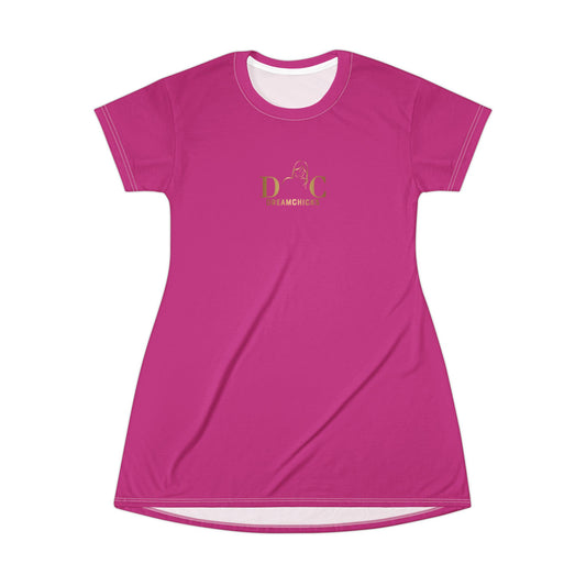 T-Shirt Dress DreamChicks pink-gold