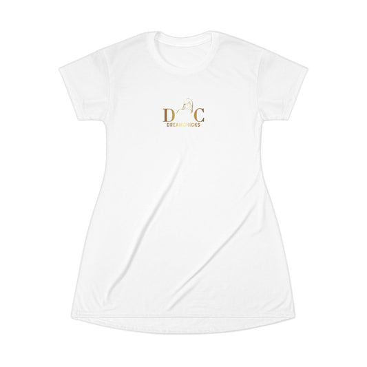 T-Shirt Dress DreamChicks white-gold