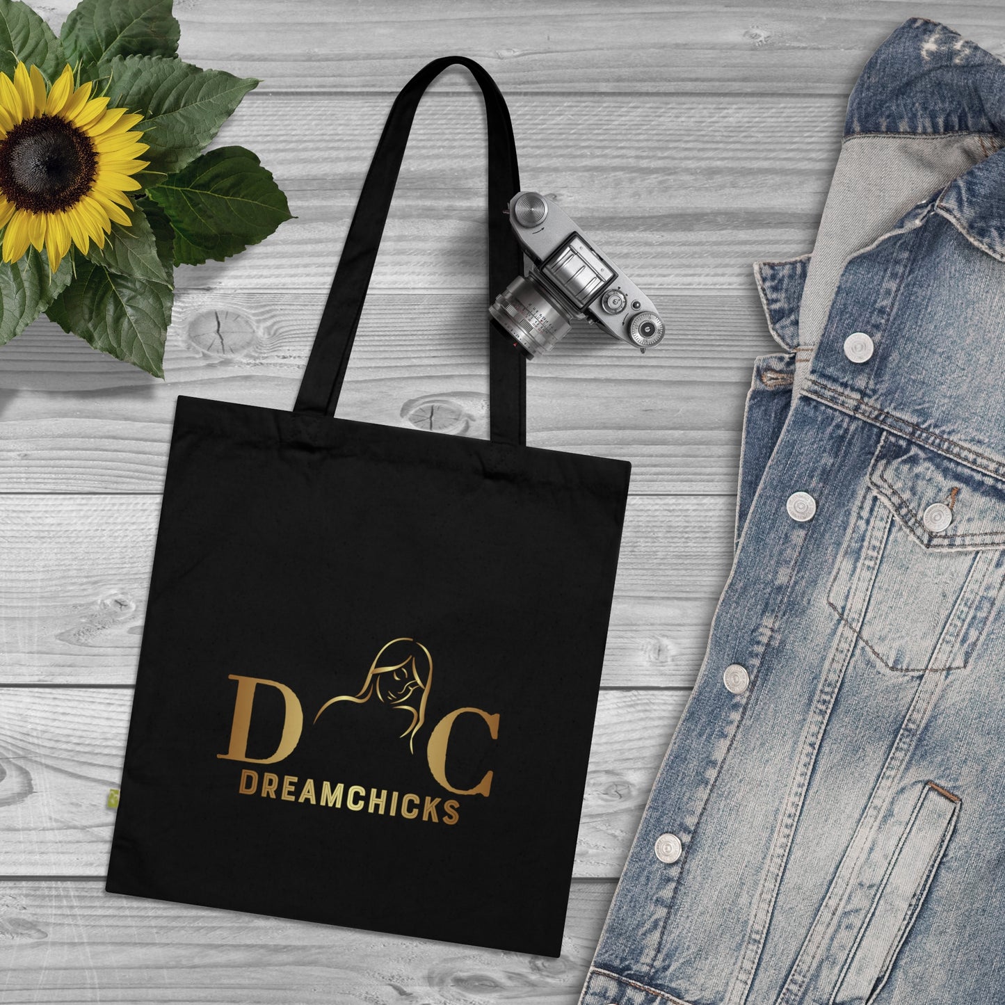 Organic Cotton Tote Bag DreamChicks 3var.