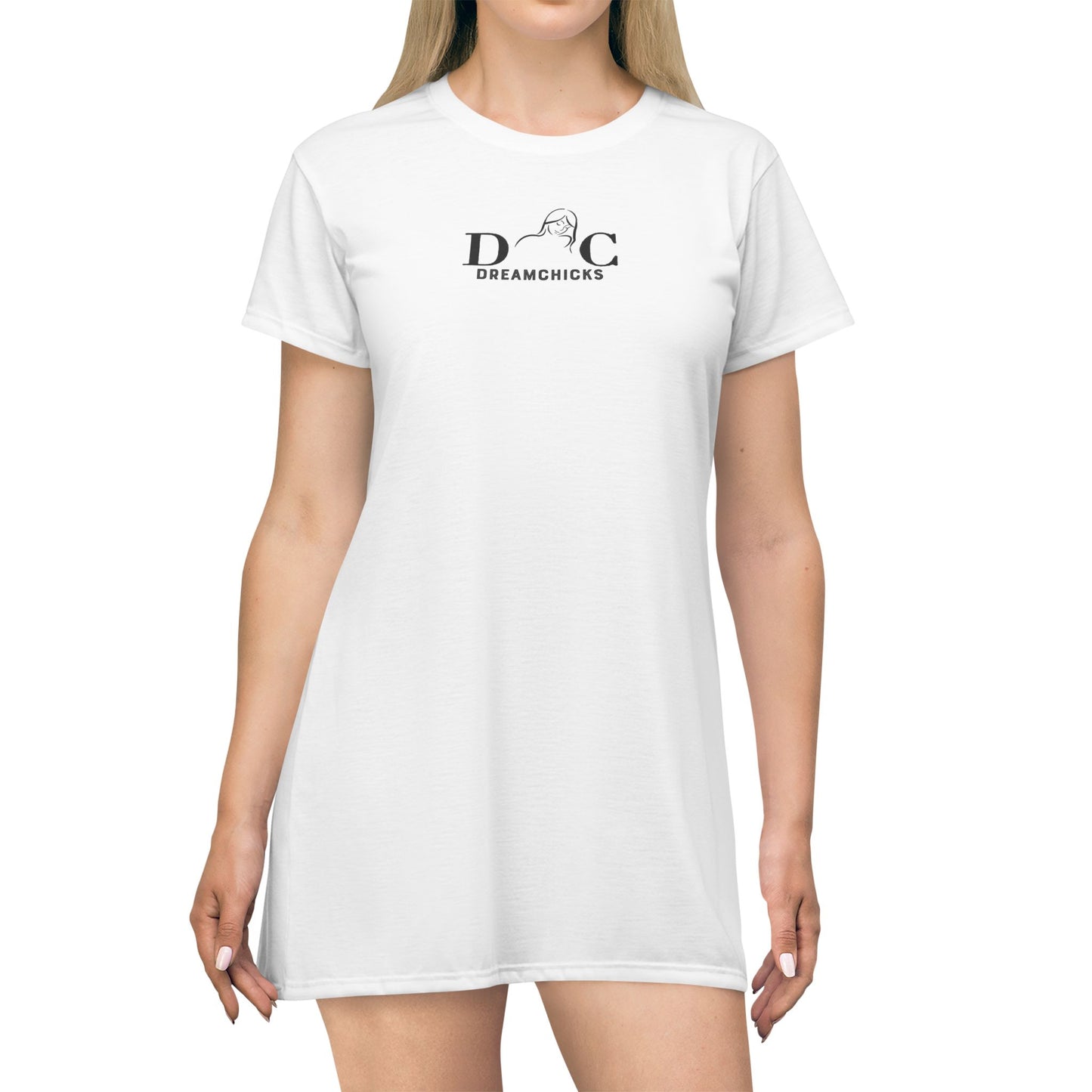 T-Shirt Dress DreamChicks white-black