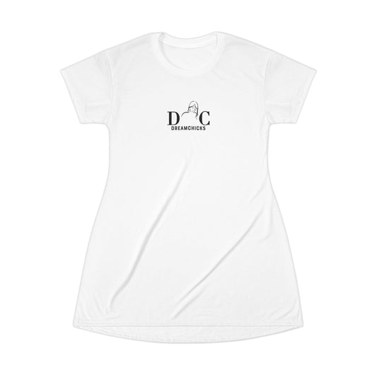 T-Shirt Dress DreamChicks white-black