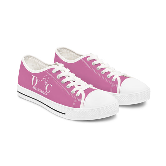 Women's Low Top Sneakers DC pink-white