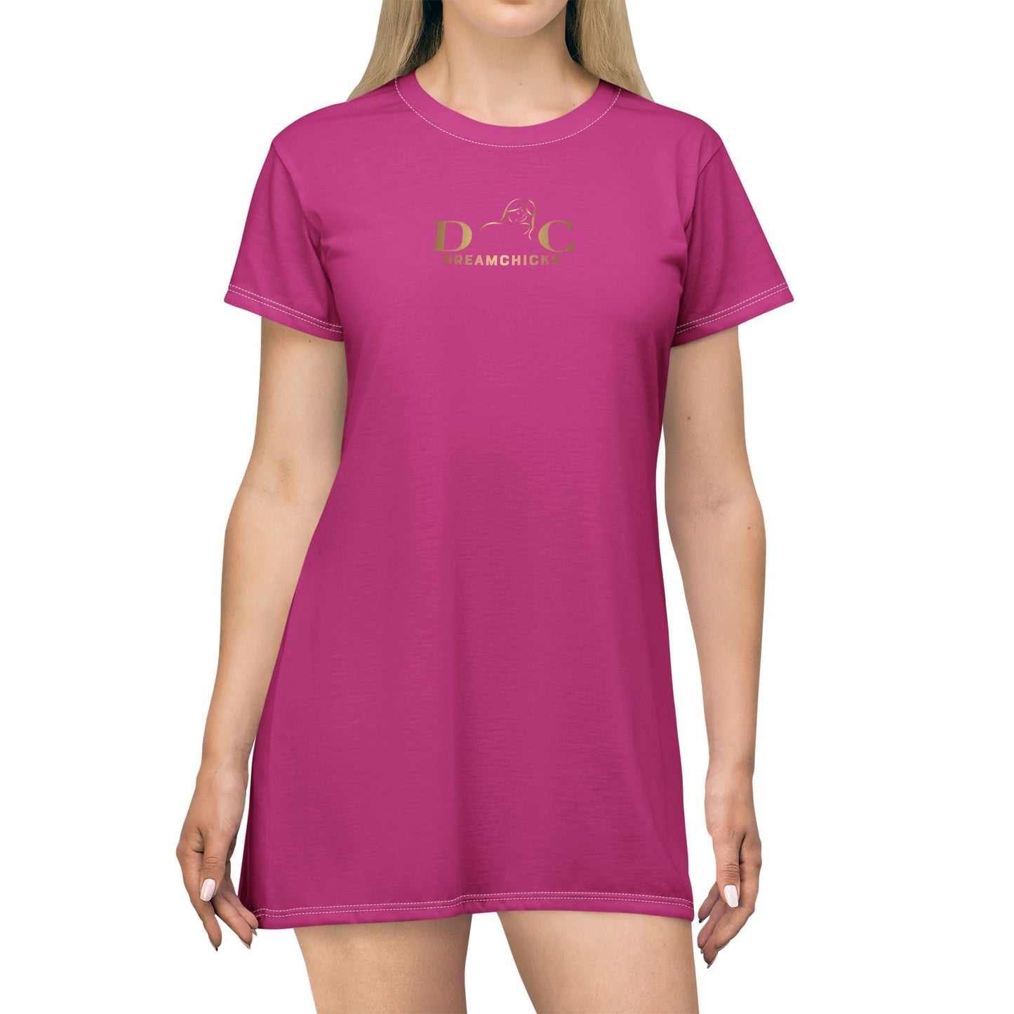 T-Shirt Dress DreamChicks pink-gold