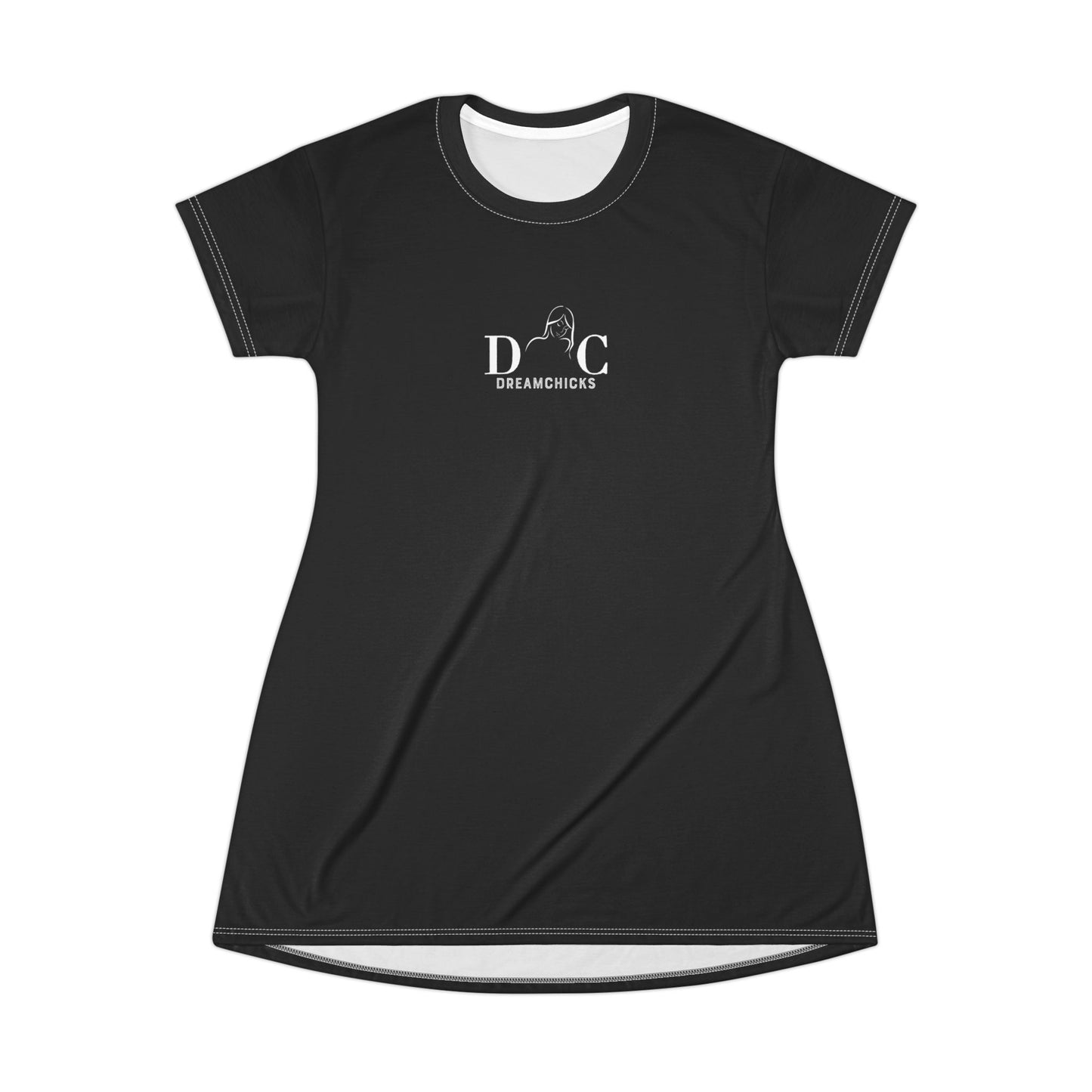 T-Shirt Dress DreamChicks black-white